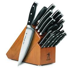 J A Henckels International Forged Premio 19 Piece Knife Set With Cherry Block Review Bicak Kilic