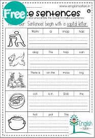 Free Aeiou Unscramble The Words And Write The Sentence In 2020 Writing Sentences Kindergarten Writing Sentences Worksheets Meaningful Sentences
