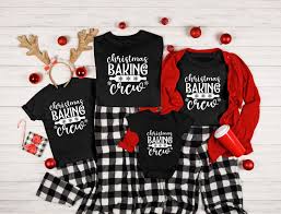 Christmas Baking Crew Shirt, Baking Crew Shirt, Cookie Shirt, Christmas  Baking Tee, Family Matching Shirt, Christmas Matching Shirt,