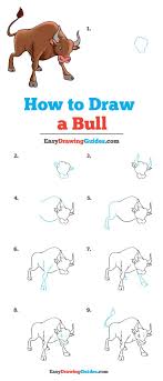 How To Draw A Bull Really Easy Drawing Tutorial Drawing Tutorial Drawing Tutorial Easy Easy Drawings