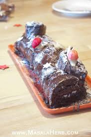 Easy Yule Log Recipe Christmas Buche De Noel Cake French With Step By Step Picture Tutorial To Make Easy Yule Log Recipe Cooking Chocolate Yule Log Recipe