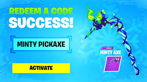 Once there gone, there gone. Fortnite Minty Pickaxe Code Free Generator