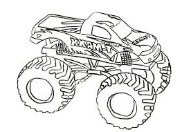 Monster truck coloring pages are designed for boys of all ages: Free Coloring Moster Truck Pages Mowhack Warrior Data Coloring Pages Manufacture