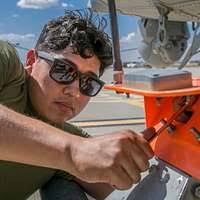 U.S. Air Force Maj. Kyle Holt, 343 Bomb Squadron weapons