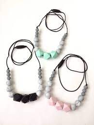 Geometric Silicone Teething Necklace Marble Silicone Nursing Etsy Silicone Teething Necklace Teething Necklace Necklace