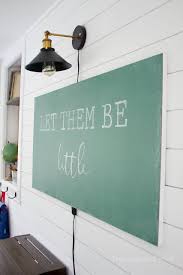 (we're big fans of this vintage green seen below.) go with what feels natural to the room. The Easiest Diy Farmhouse Chalkboard The Inspired Hive