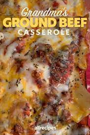 Grandma S Ground Beef Casserole Recipe Ground Beef Casserole Recipes Beef Casserole Recipes Beef Recipes For Dinner