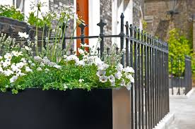 Maybe you would like to learn more about one of these? St Katharine S Precinct Regent S Park London Nw1 Bespoke Powder Coated Steel Planters London Window Box Planters White Planters