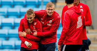 Odegaard, odegard, ødegaard or ødegård is a name of scandinavian origin meaning deserted farm. Watch Ay Ay Captain Erling Haaland Messes With Arsenal S Martin Odegaard Planet Football