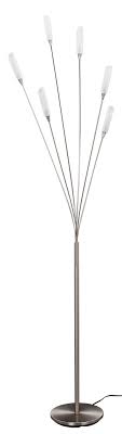 Shed some more light into your room with the hyatt floor lamp, which features 6 arms with frosted glass shades. Argos Home Hyatt 6 Light Floor Lamp Satin Nickel 4320164 Argos Price Tracker Pricehistory Co Uk