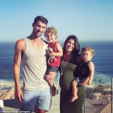 · based on michael phelps's kids' names, we think we know what baby no. Michael Phelps Celebrates The Birth Of His Third Child With Wife Nicole In Sweet Family Photo Daily Mail Online