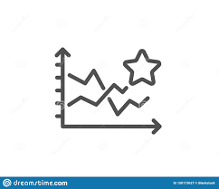 ranking star line icon stars rating sign best stats rank