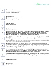 Officiele Brief