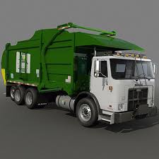 3d Garbage Truck Loader Model Garbage Truck Trucks Garbage