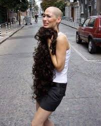The styles show how risk taker and to make your half shaved hairstyle a little bit feminine and a little bit edgy, make one side completely bald and add flirty light pink to the long hair. 22 Haircut Ideas Forced Haircut Bald Girl Shaved Hair