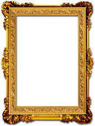 Realistic photo frame vector 3d set square a3 a4 sizes wood blank picture frame hanging on transparent background with soft transparent shadow. Golden Frame Png Hd Transparent Cartoon Jing Fm