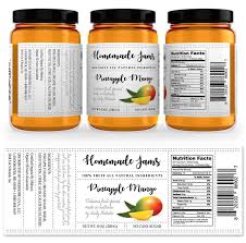 Mango Jam Label Template Http Www Dlayouts Com Template 1051 Mango Jam Label Template Jam Label Jam Packaging Mango Jam