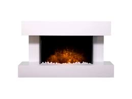 Southern enterprises decorative fireplace crisp white with rustic white faux stone. Adam Manola Wall Mounted Electric Fire Suite With Downlights Remote Control In Pure White Fireplace World