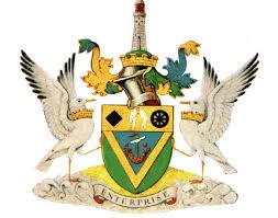 The white half stands for peace and honesty, the green half stands for joy and hope, and the red dragon signifies valor and bravery. Newcastle New South Wales Coat Of Arms Crest Of Newcastle New South Wales