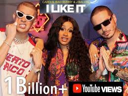 How many video views does bad bunny have? Cardi B S I Like It Mv With Bad Bunny World Music Awards Facebook