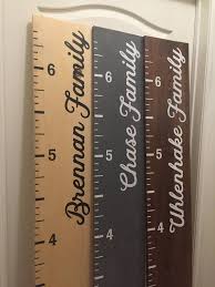 Rustichustle Custom Painted Wooden Growth Chart Ruler