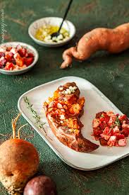 Susskartoffeln Mit Rote Beete Salat Lecker Macht Laune