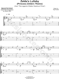 It is most often used as zelda 's theme song whenever she makes an appearance, often only the first time. Beyond The Guitar Zelda S Lullaby From The Legend Of Zelda Ocarina Of Time Guitar Tab In C Major Download Print Sku Mn0192552