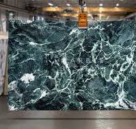Verde Alpi Polished Marble Slab Random
