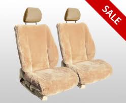 (front and rear sold separately). Faux Sheepskin Seat Covers Premium Fleece Imitation Sheepskin
