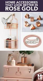 Rose Gold Home Accessories Are The Hottest Thing In Decor Right Now Gold Home Accessories Copper Wall Decor Rose Gold Kitchen