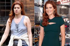 Debra messing shared two images to her 1.1m instagram followers on monday where she looked very different. Debra Messing Stars Caught Without Makeup Without Makeup Older Beauty Glamour Makeup