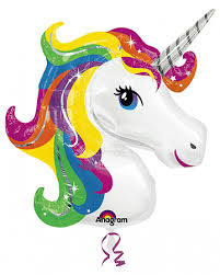 Cute cartoon unicorn vector set. Unicorn Foil Balloon As A Gift Idea Horror Shop Com