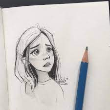 Haven T Posted Any Pencil Sketches In A While Now Art Drawing Sketch Illustration Characterdesign Conc Character Sketch Drawings Freelance Artist