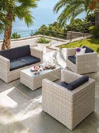 salon de jardin 4 pieces oceane jardin outdoor furniture sets outdoor living outdoor decor