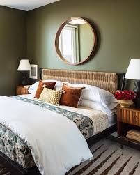 Bhdm Design On Instagram We Ll Take Extra Olives In Our Martinis Please And Olive Walls In This Olive Green Bedrooms Green Bedroom Walls Bedroom Green