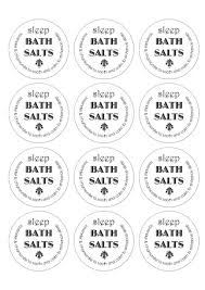 Homemade Bath Salts With Free Printable Labels Bath Salt Labeling Bath Salts Homemade Bath Salts