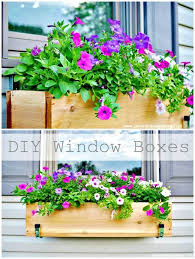 Make Your Own Window Flower Boxes Diy Window Planter Box Ideas 14 Easy Step By Step Plans Diy C Window Planter Boxes Window Planters Window Box Flowers
