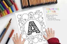 It is one of the most widely cultivated tree fruits. Letter A Apple Coloring Page 657934 Coloring Pages Design Bundles