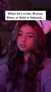 Valiant Gamer Girl Live Streaming Valorant Fun