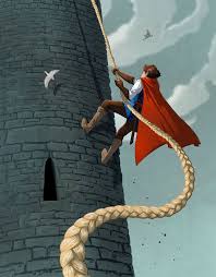 Grimm S Rapunzel Fairy Tales Fairytale Illustration Rapunzel