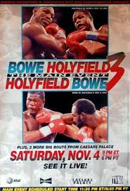 Vander holyfield look out he's pushed right here. Riddick Bowe Vs Evander Holyfield Iii Wikipedia