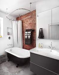 This website contains the best selection of designs marble bathrooms. 48 Stylish Bathrooms With Brick Walls And Ceilings Digsdigs