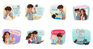 dilan movie stickers sticker for line whatsapp telegram android iphone ios dilan movie stickers sticker for line
