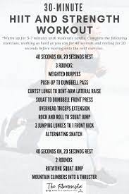 Hiit And Strength Workout Video You Can Do At Home Atlanta Business Journal