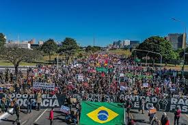 O ato, dizem os organizadores, é pela democracia e contra o racismo e o fascismo e contra o governo bolsonaro. Manifestacoes No Brasil Contra Bolsonaro O Fascismo E O Racismo Abrilabril