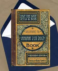 Save The Date Ideas Book Themed Wedding Save The Date Invitations Save The Date