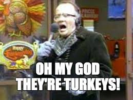 Wkrp Turkey Drop Just For Laughs Funny Thanksgiving Tv Quotes