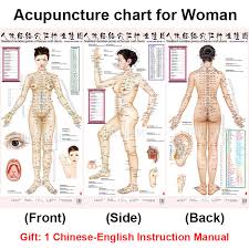 us 7 5 25 off standard meridian acupuncture points chart and zhenjiu moxibustion acupoint massage chart for head hand foot body health care in