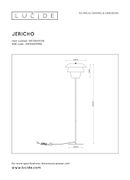 13 now when joshua was near jericho, he looked up and saw a man standing in front of him with a drawn sword in his hand. Jericho Floor Lamp O 38 Cm 1xe27 Black