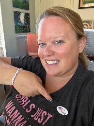 Thank you to the person who gave me this ￼Promise Land bracelet at the  Harrisburg show! Was the perfect accessory today!! (Dispatch The Vote pin  is